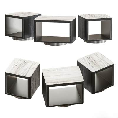 MINOTTI MILTON BEDSIDE TABLES